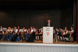 Neujahrsempfang Markt Fischach, Peter Ziegelmeier am Rednerpult