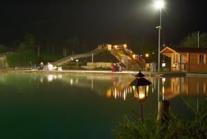 Abendschwimmen im Naturfreibad Fischach